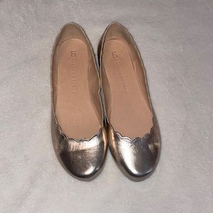 Lauren Conrad Rose Gold Flats
